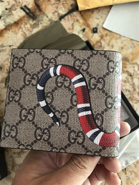 gucci snake wallet review|gucci wallet snake cheap.